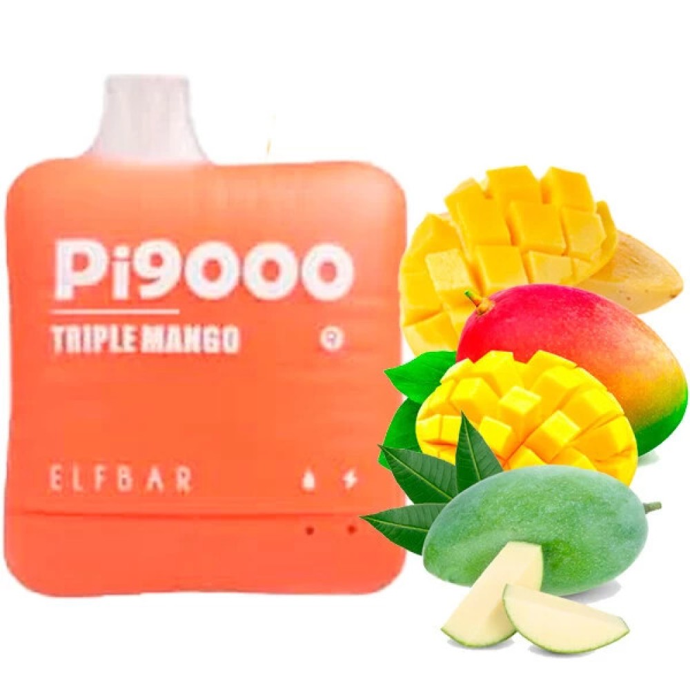 Jednorazowy papieros elektroniczny Elf Bar Pi Triple Mango (Triple Mango) (9000 zaciągnięć)