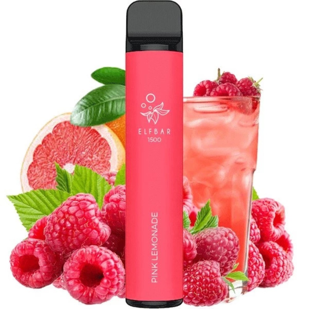 Jednorazowy papieros elektroniczny Elf Bar Pink Lemonade (Różowa lemoniada) (1500 zaciągnięć)