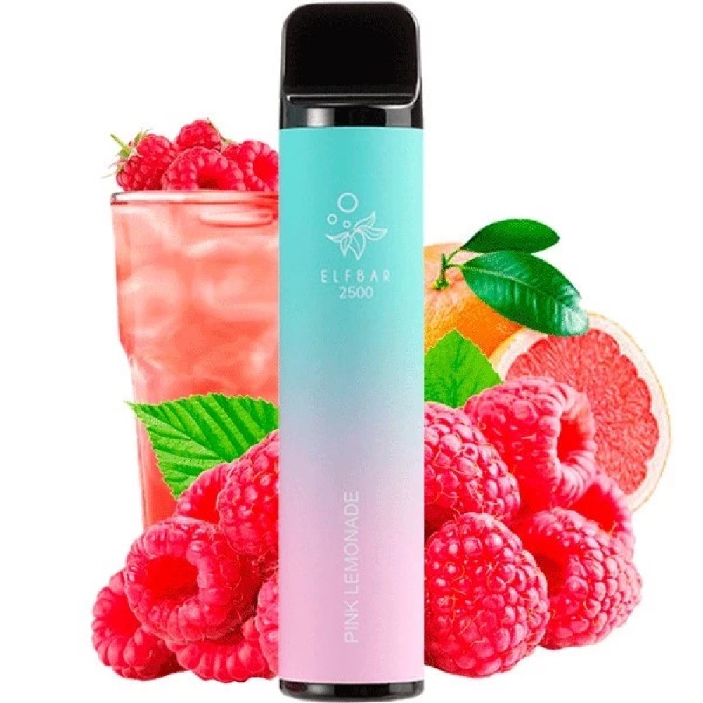 Jednorazowy papieros elektroniczny Elf Bar Pink Lemonade (Różowa lemoniada) (2500 zaciągnięć)