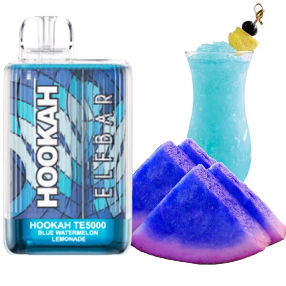 Jednorazowy papieros elektroniczny Elf Bar TE Hookah Edition Blue Watermelon Lemonade (5000 zaciągnięć)