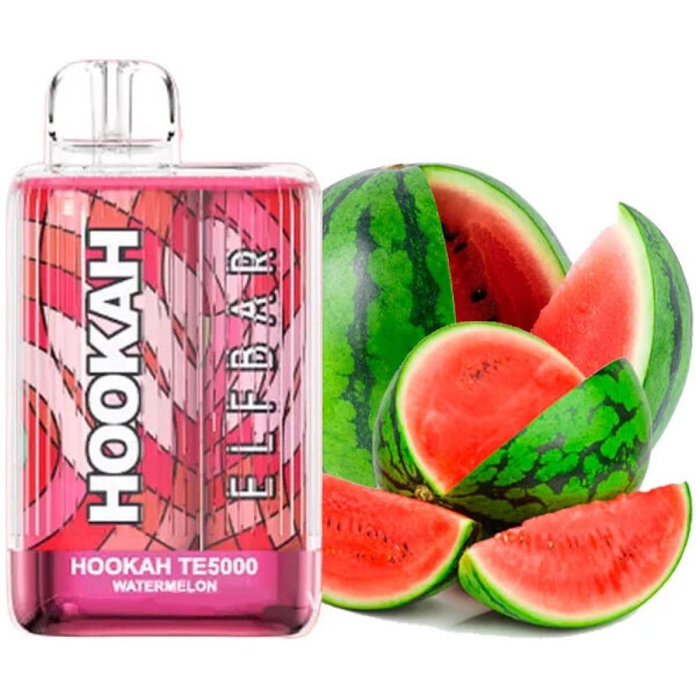 Jednorazowy papieros elektroniczny Elf Bar TE Hookah Edition Watermelon (5000 zaciągnięć)