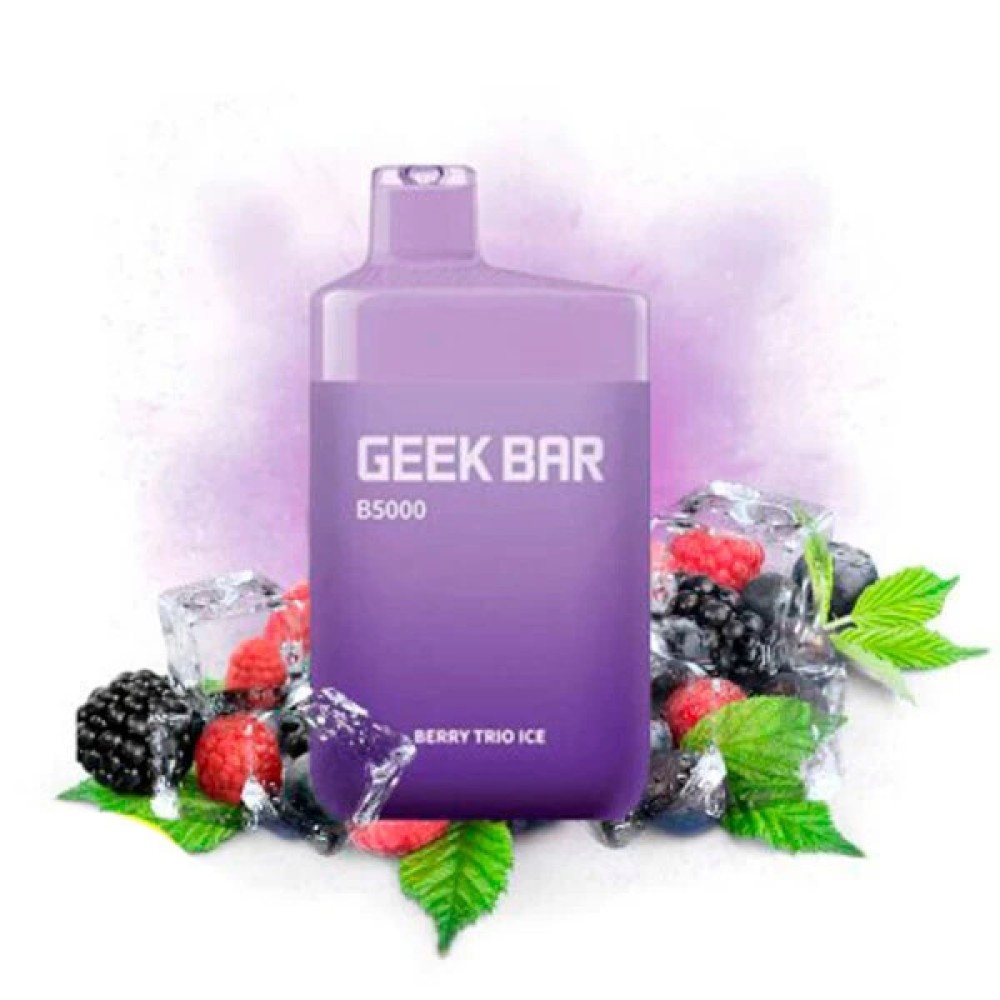 Jednorazowy papieros elektroniczny Geek Bar Berry Trio Ice (5000 zaciągnięć)