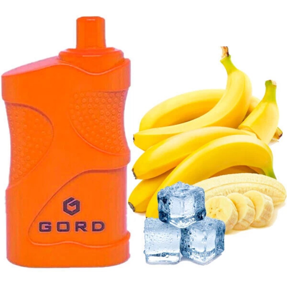 Jednorazowy papieros elektroniczny GORD Banana Ice (Banana Ice) (4000 zaciągnięć)