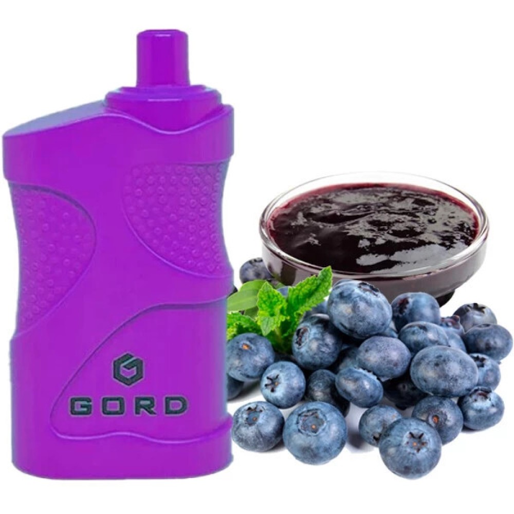 Jednorazowy papieros elektroniczny GORD Blueberry Jam (4000 zaciągnięć)