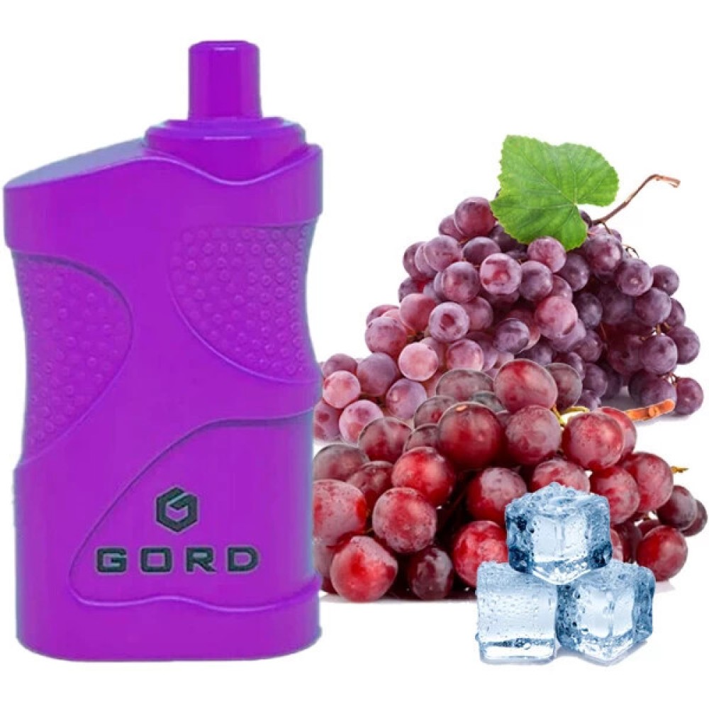 Jednorazowy papieros elektroniczny GORD Grape Ice (Grape Ice) (4000 zaciągnięć)