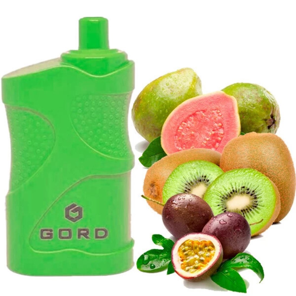 Jednorazowy papieros elektroniczny GORD Kiwi Passionfruit Guava (Kiwi Passionfruit Guava) (4000 zaciągnięć)
