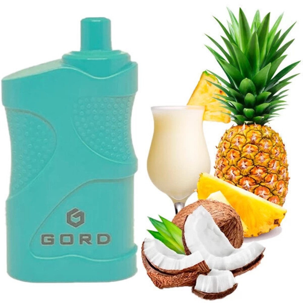 Jednorazowy papieros elektroniczny GORD Pineapple Coconut Milk (4000 zaciągnięć)