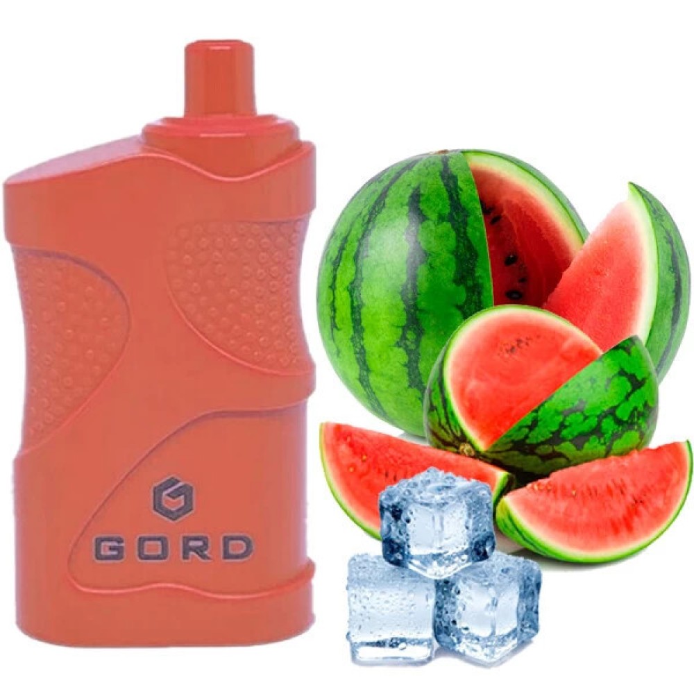Jednorazowy papieros elektroniczny GORD Watermelon Ice (4000 zaciągnięć)