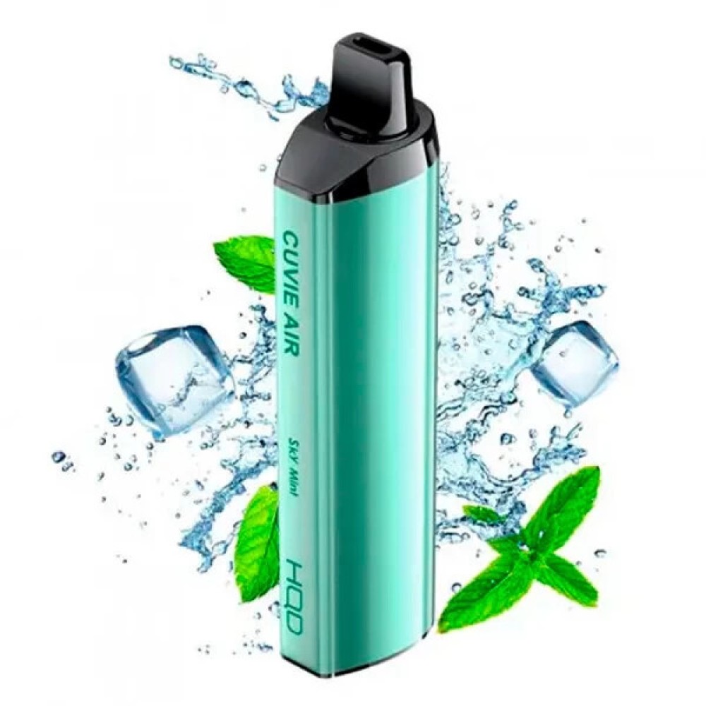 Jednorazowy papieros elektroniczny HQD Cuvie Air Sky Mint (4000 zaciągnięć)