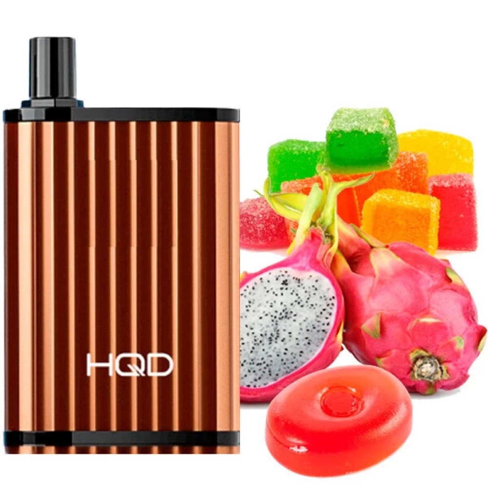 Jednorazowy papieros elektroniczny HQD Cuvie Maya Dragon Candy (Dragon Candy) (6000 zaciągnięć)