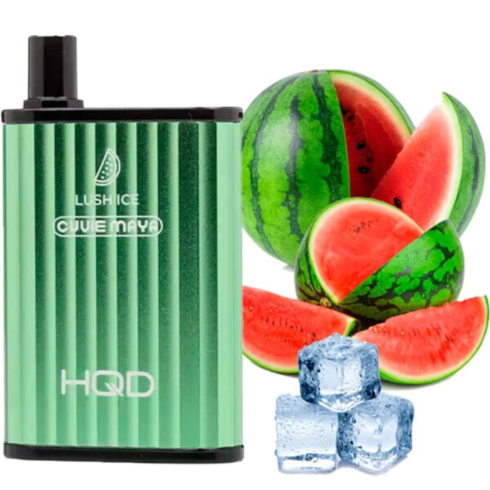 Jednorazowy papieros elektroniczny HQD Cuvie Maya Lush Ice (Lush Ice) (6000 zaciągnięć)