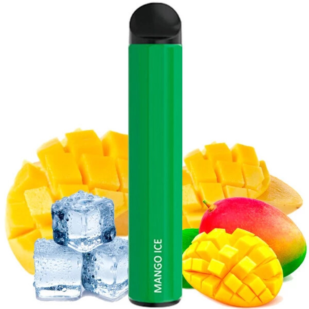 Jednorazowy papieros elektroniczny Hugo Vapor Supro III Mango Ice (1500 zaciągnięć)