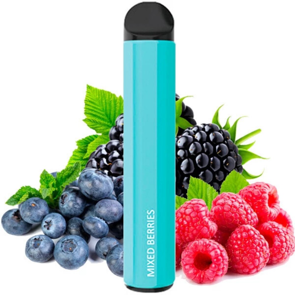 Jednorazowy Elektroniczny Papieros Hugo Vapor Supro III Mieszane Jagody (1500 Zaciągnięć)