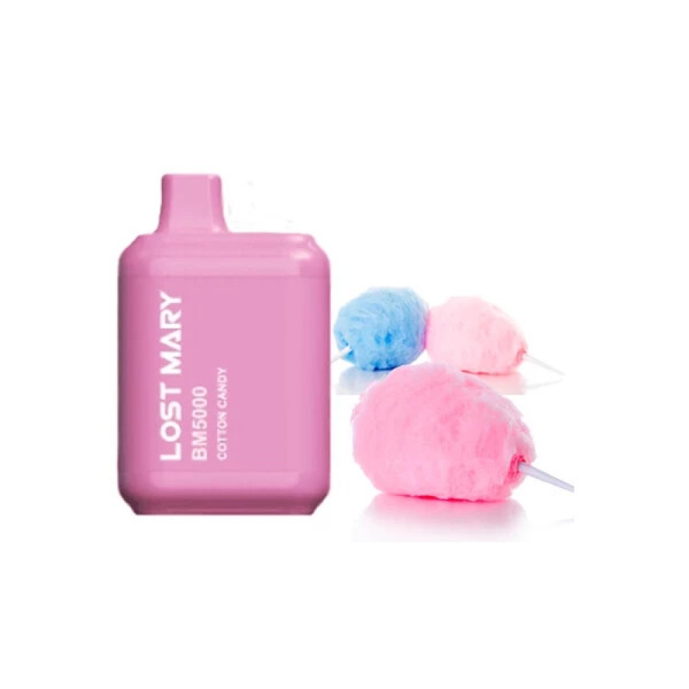 Jednorazowy papieros elektroniczny Lost Mary BM Coton Candy (wata cukrowa) (5000 zaciągnięć)