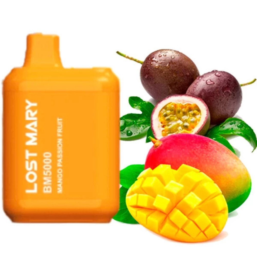 Jednorazowy papieros elektroniczny Lost Mary BM Mango Passion Fruit (5000 zaciągnięć)