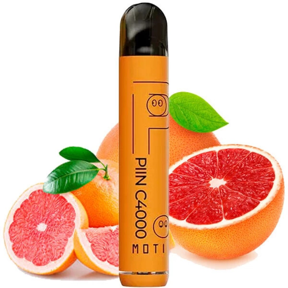 Jednorazowy papieros elektroniczny MOTI Piin Grapefruit (C4000 Puffs)