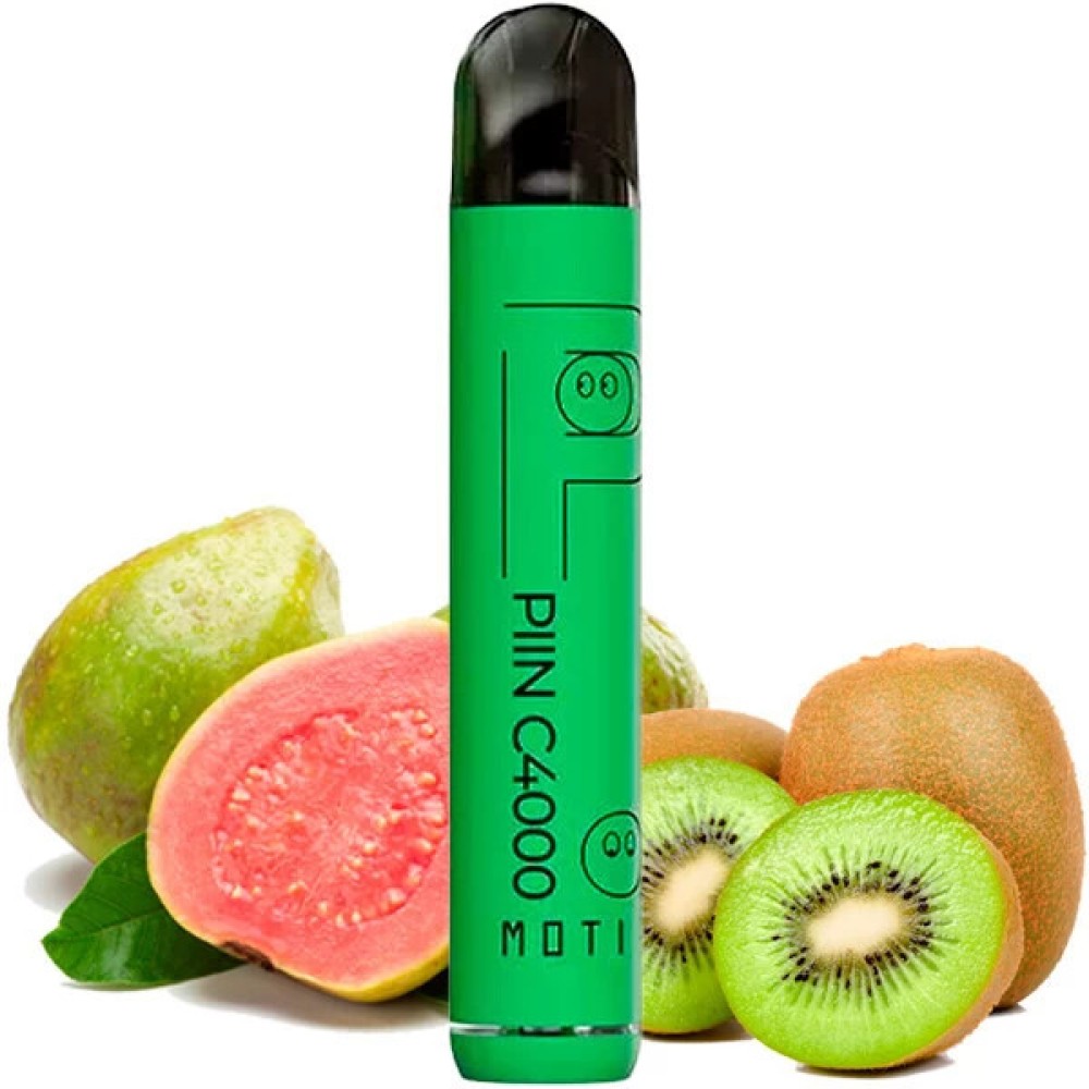 Jednorazowy Elektroniczny Papieros MOTI Piin Kiwi Guava (C4000 Puffs)