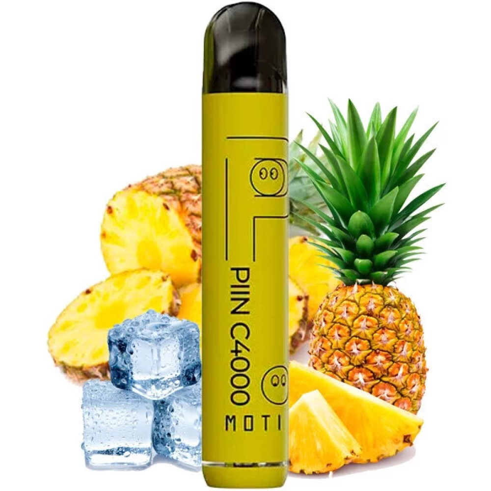 Jednorazowy papieros elektroniczny MOTI Piin Pineapple Ice (Pineapple Ice) (C4000 Puffs)