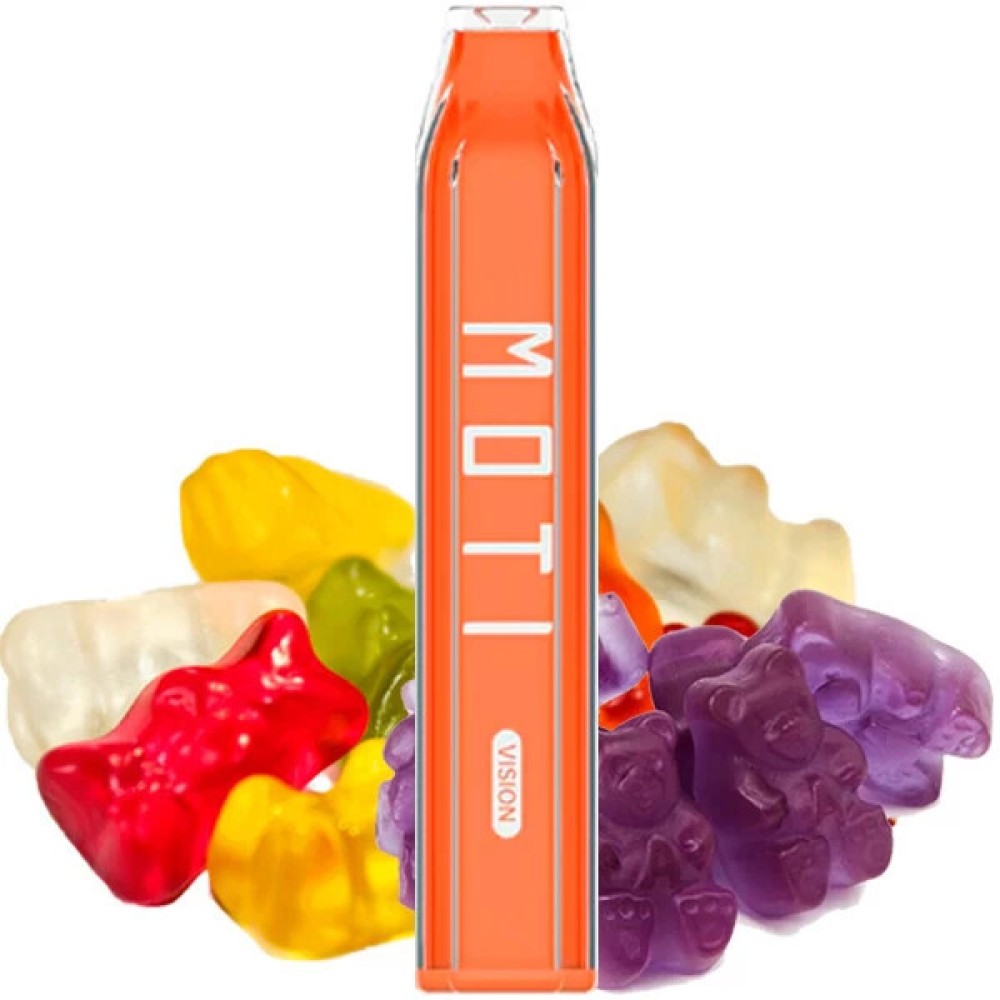 Jednorazowy papieros elektroniczny MOTI Vision Gummy Bear (3500 zaciągnięć)