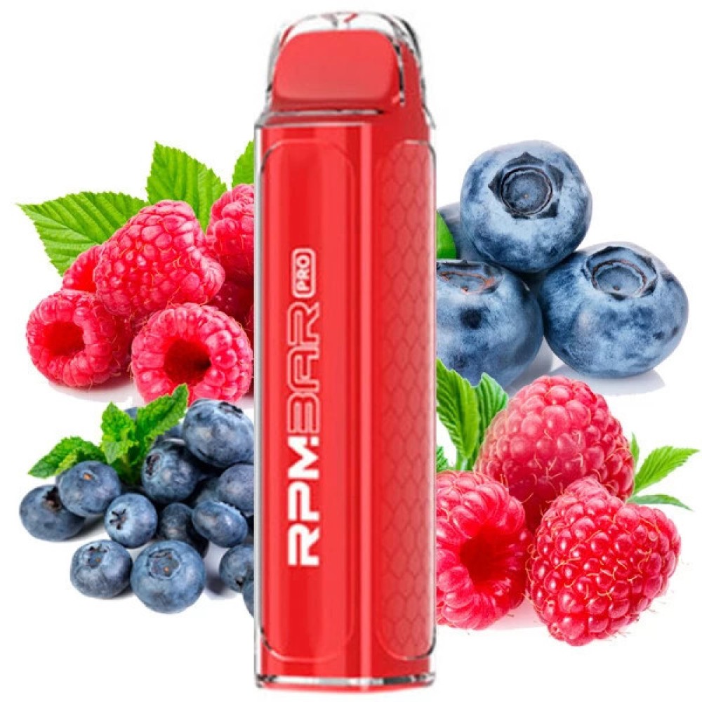 Jednorazowy papieros elektroniczny RPM Bar Pro Blueberry Raspberry (5000 zaciągnięć)