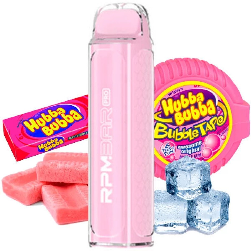 Jednorazowy papieros elektroniczny RPM Bar Pro Bubble Gum Ice (5000 zaciągnięć)