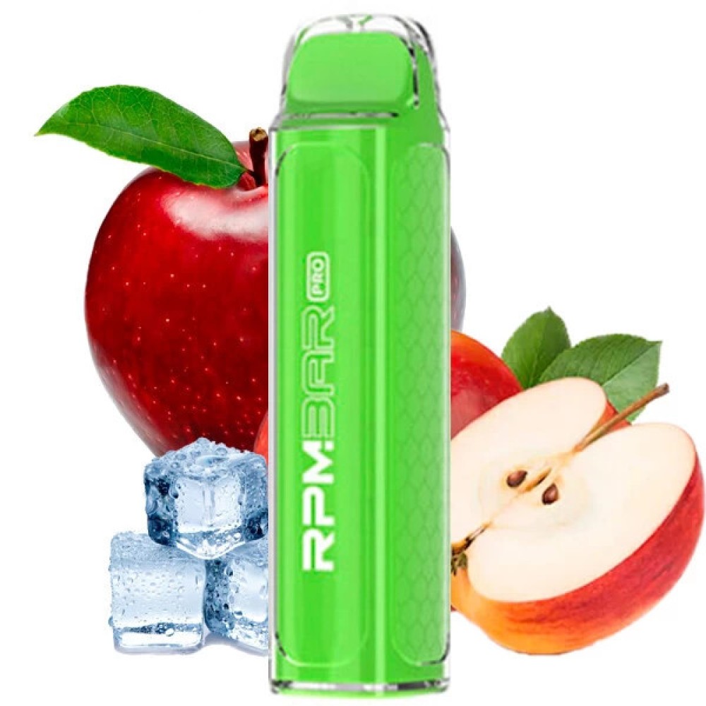 Jednorazowy papieros elektroniczny RPM Bar Pro Fuji Apple Ice (Apple Ice) (5000 zaciągnięć)