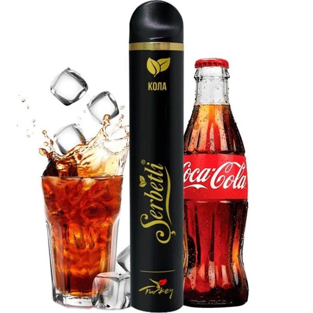 Jednorazowy papieros elektroniczny Serbetli Cola (Cola) (1200 zaciągnięć)