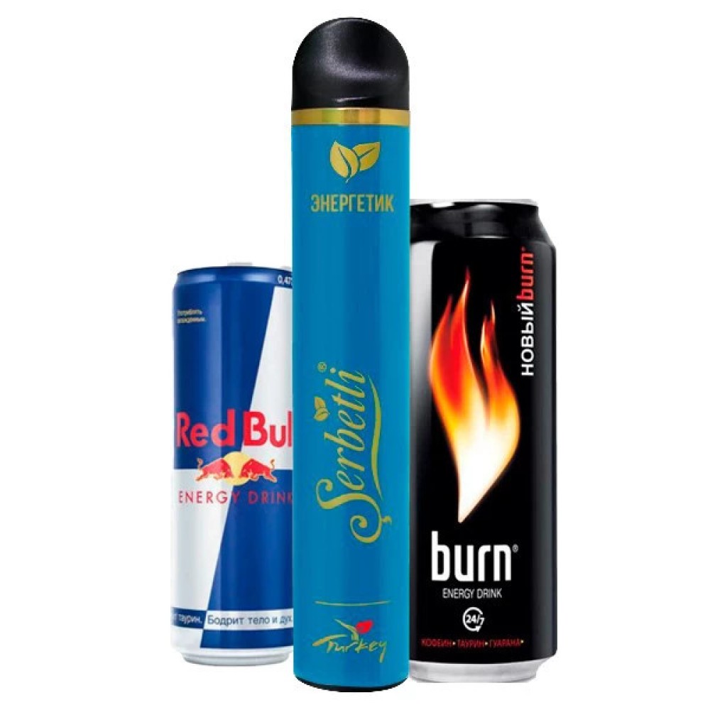 Jednorazowy papieros elektroniczny Serbetli Energy (napój energetyczny) (1200 zaciągnięć)