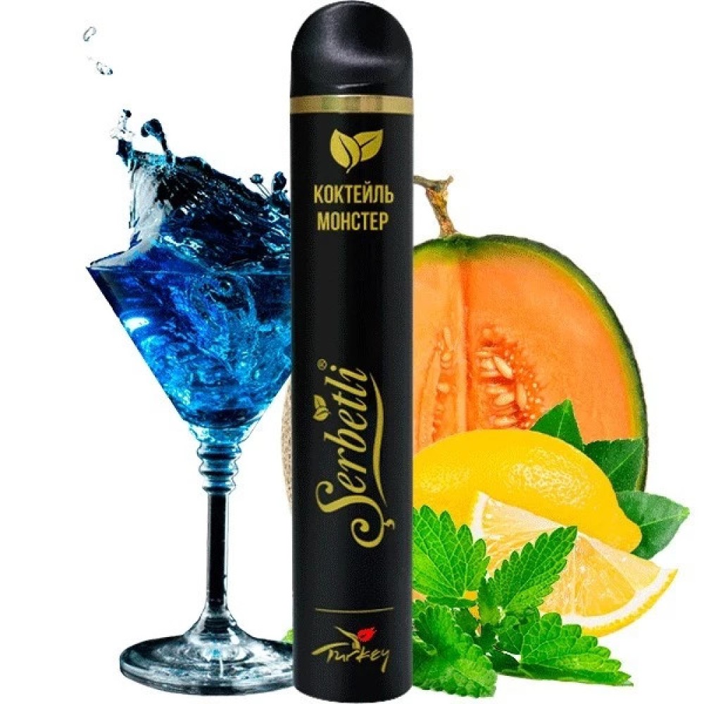 Jednorazowy papieros elektroniczny Serbetli Monster Cocktail (Monster Cocktail) (1200 zaciągnięć)