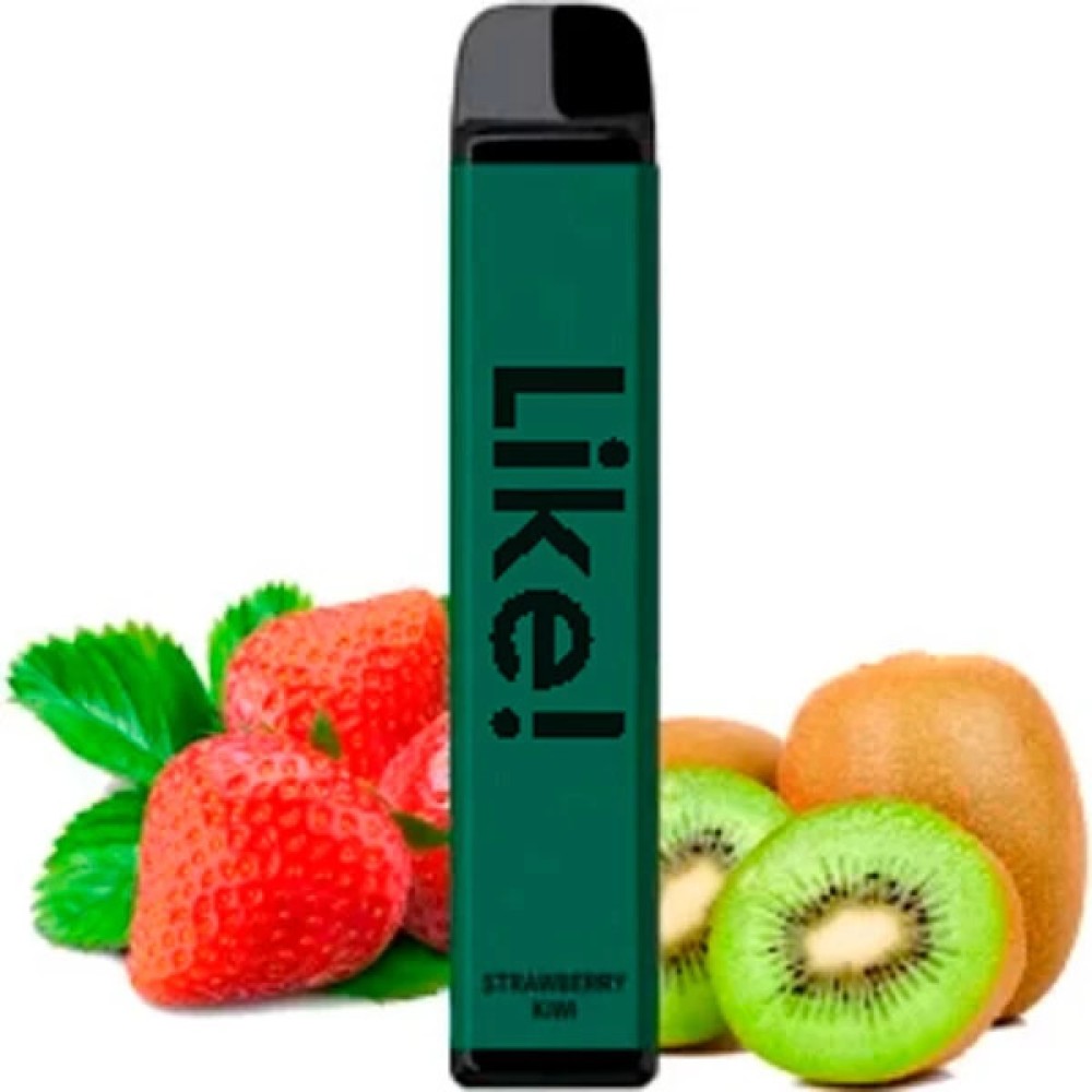 Jednorazowy papieros elektroniczny jak! Strawberry Kiwi (Strawberry Kiwi) (1800M Puffs)