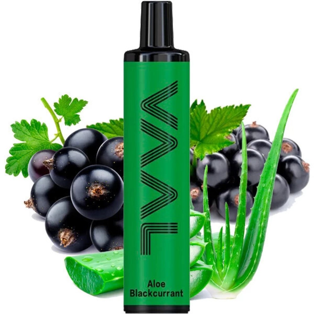 Jednorazowy papieros elektroniczny VAAL Aloe Blackcurrant (1500 zaciągnięć)