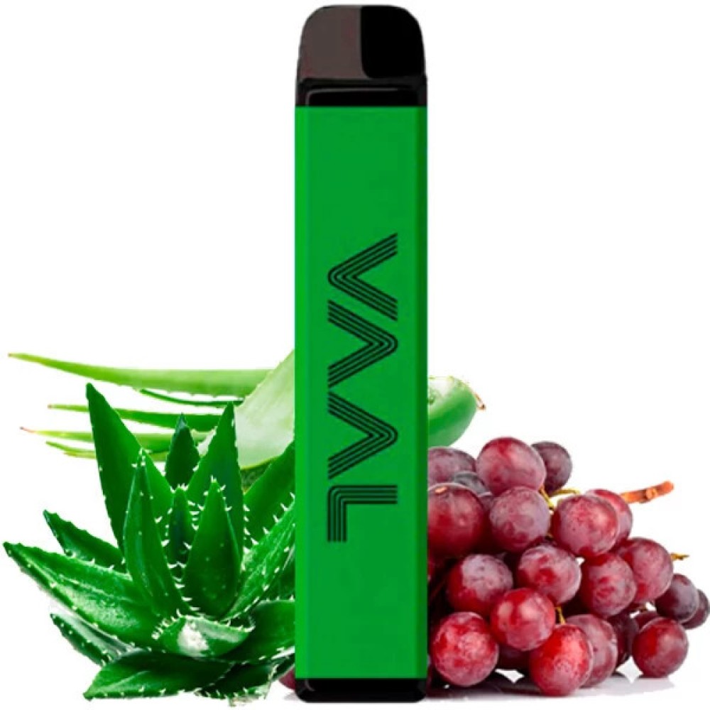 Jednorazowy papieros elektroniczny VAAL Aloe Grape (1800M zaciągnięć)
