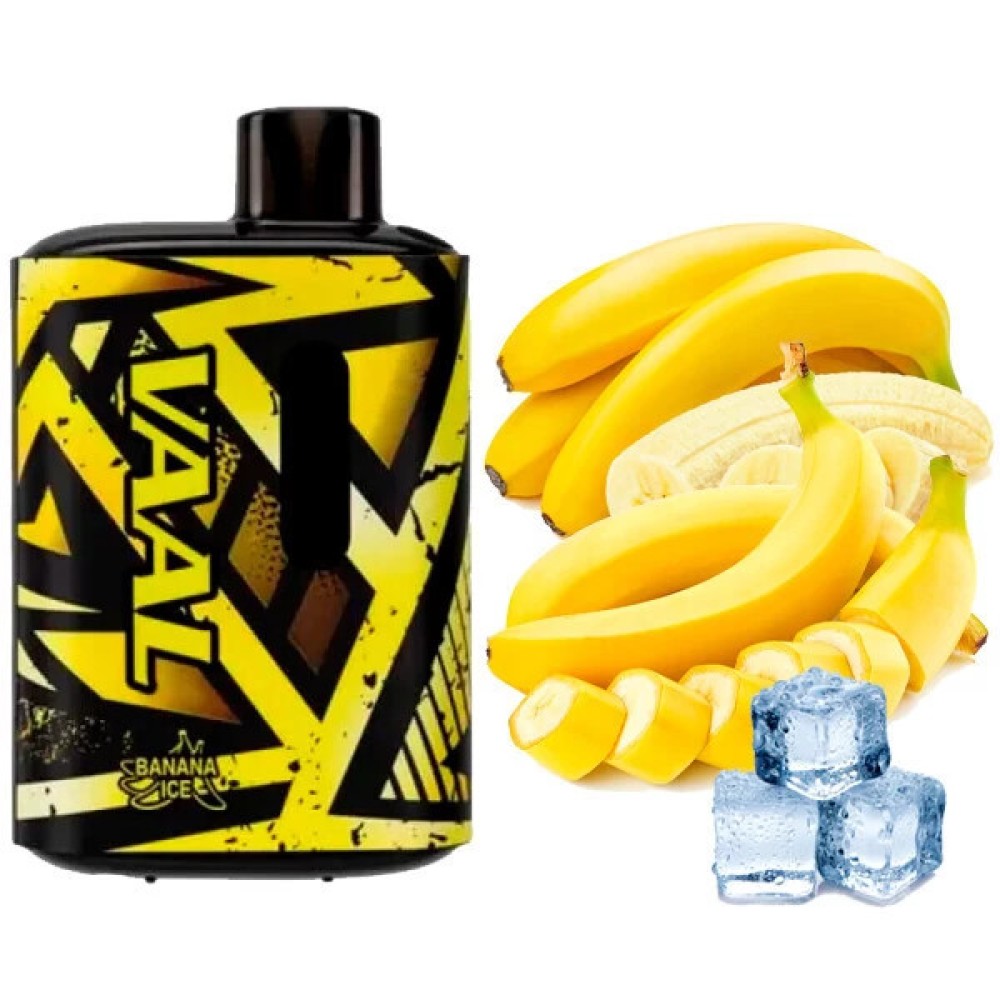 Jednorazowy papieros elektroniczny VAAL Banana Ice (E5000 Puffs)
