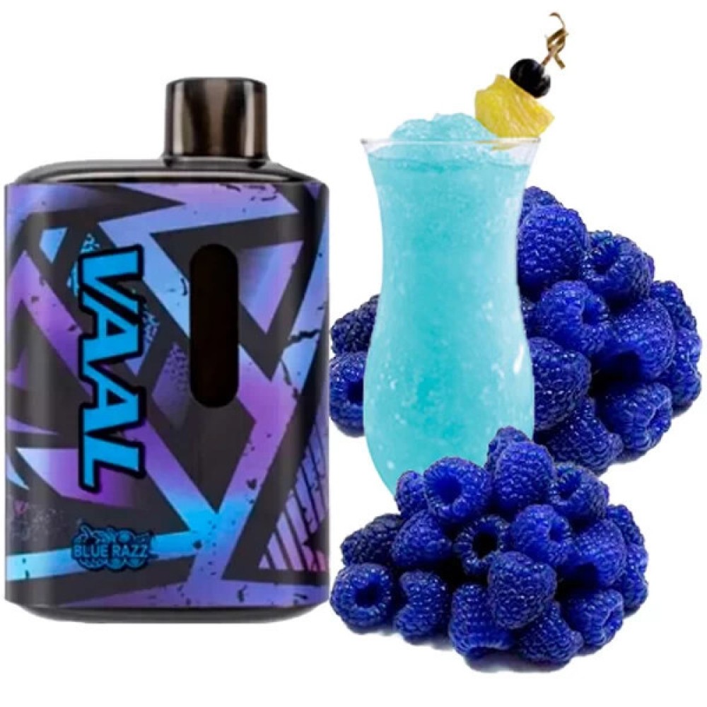 Jednorazowy papieros elektroniczny VAAL Blue Razz (E5000 Puffs)