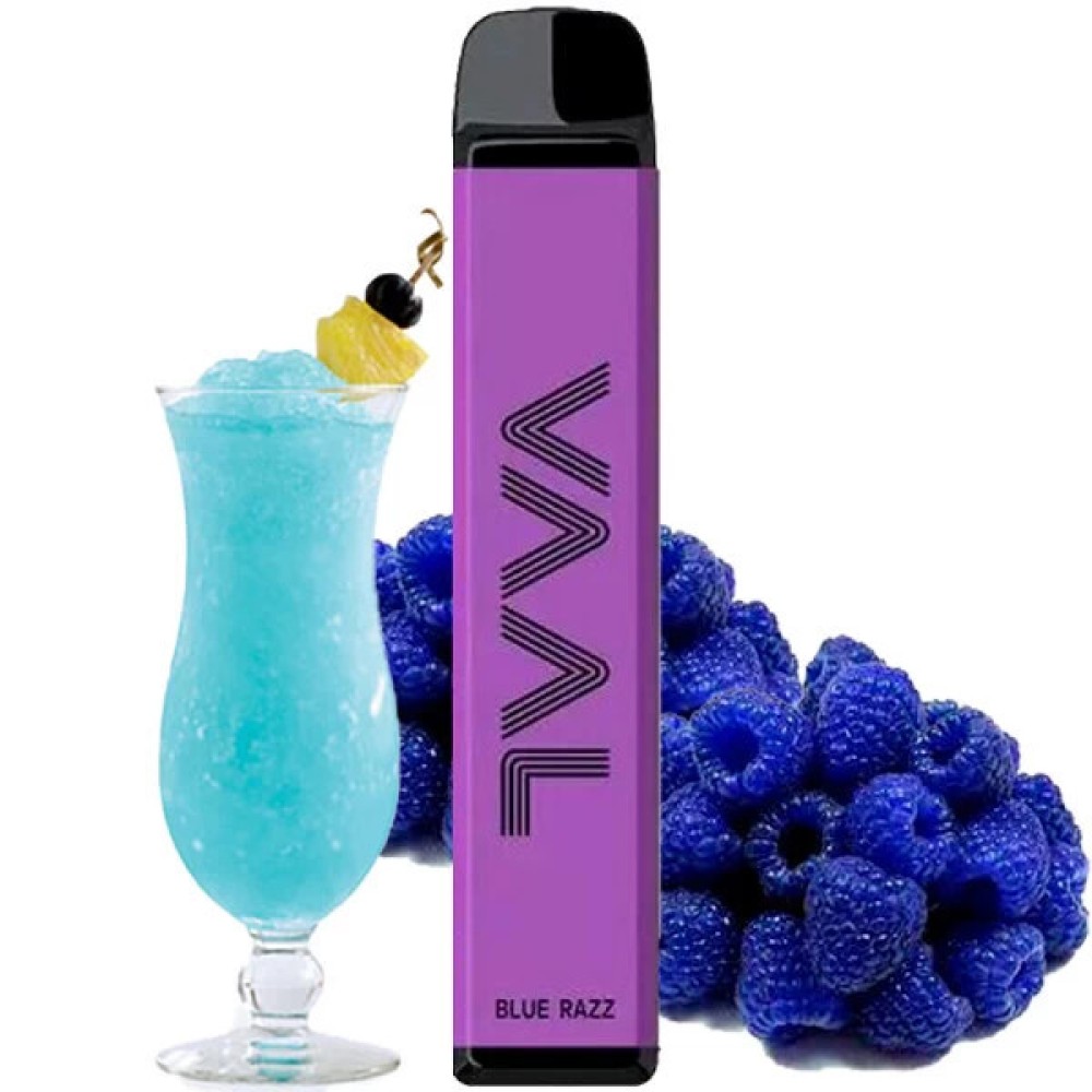 Jednorazowy papieros elektroniczny VAAL Blue Razz (Blue Razz Lemonade) (1800 zaciągnięć)