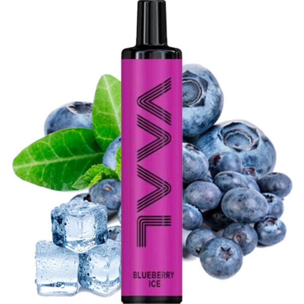 Jednorazowy papieros elektroniczny VAAL Blueberry Ice (1500 zaciągnięć)