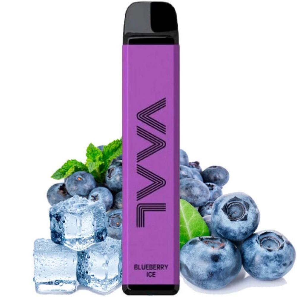 Jednorazowy papieros elektroniczny VAAL Blueberry Ice (1800 zaciągnięć)