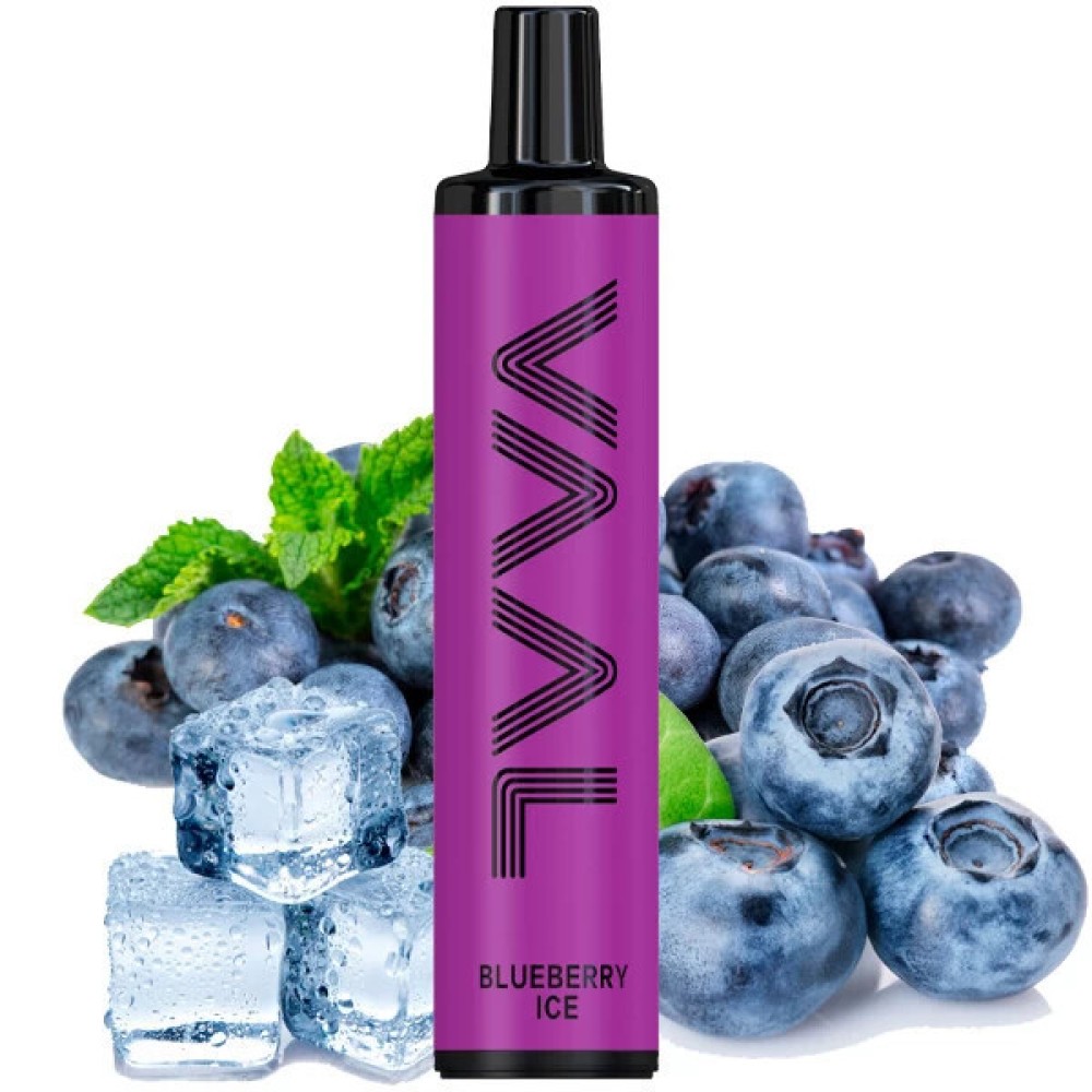 Jednorazowy papieros elektroniczny VAAL Blueberry Ice (2500 zaciągnięć)