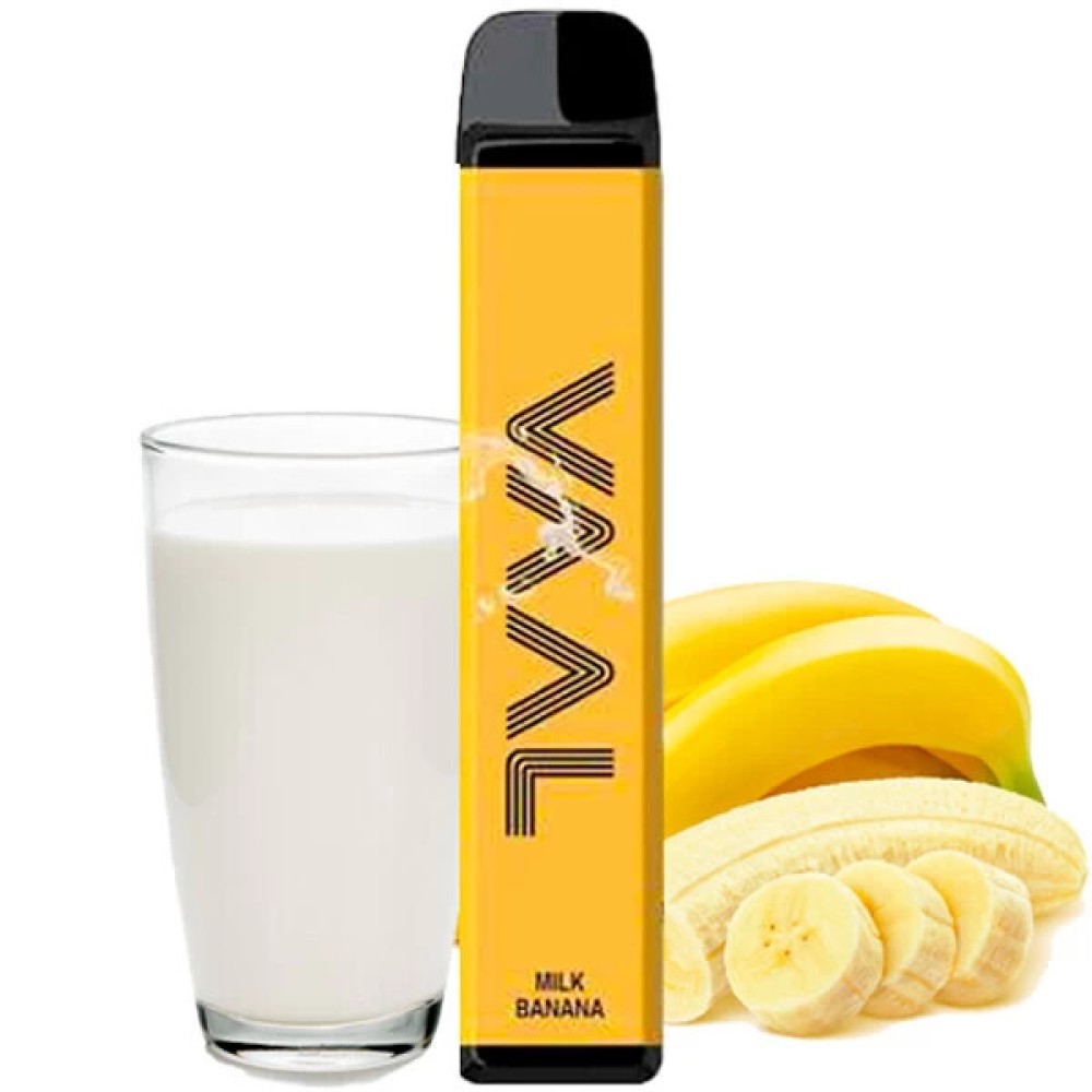 Jednorazowy papieros elektroniczny VAAL Milk Banana (1800 zaciągnięć)