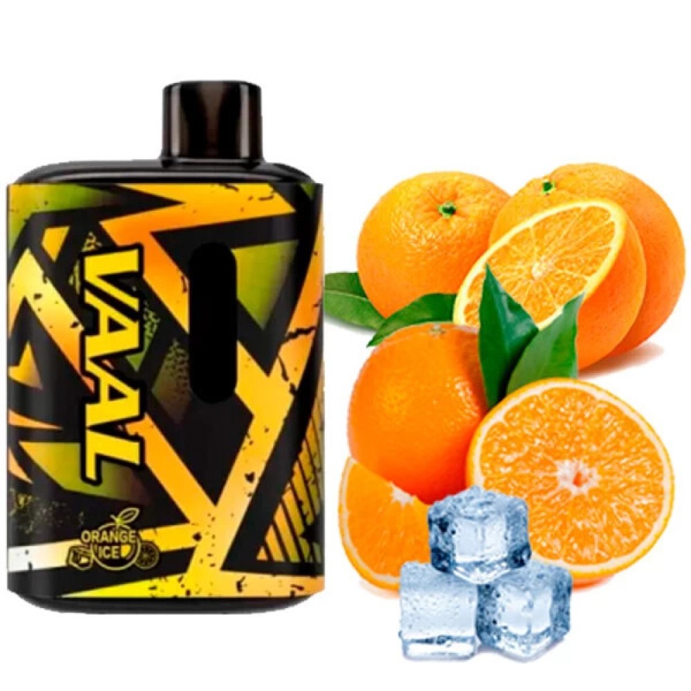 Jednorazowy papieros elektroniczny VAAL Orange Ice (zaciągnięcia E5000)