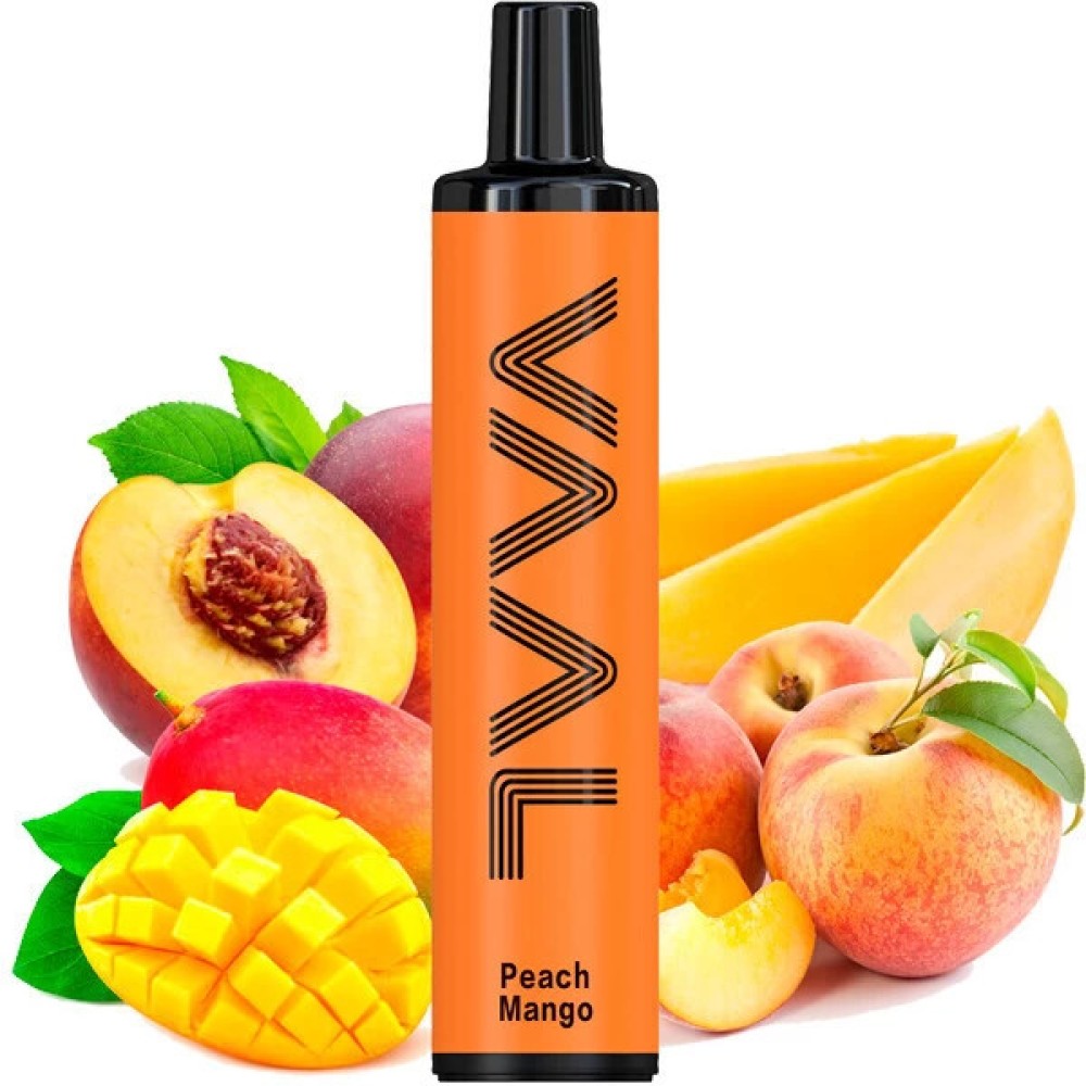 Jednorazowy papieros elektroniczny VAAL Peach Mango (2500M zaciągnięć)