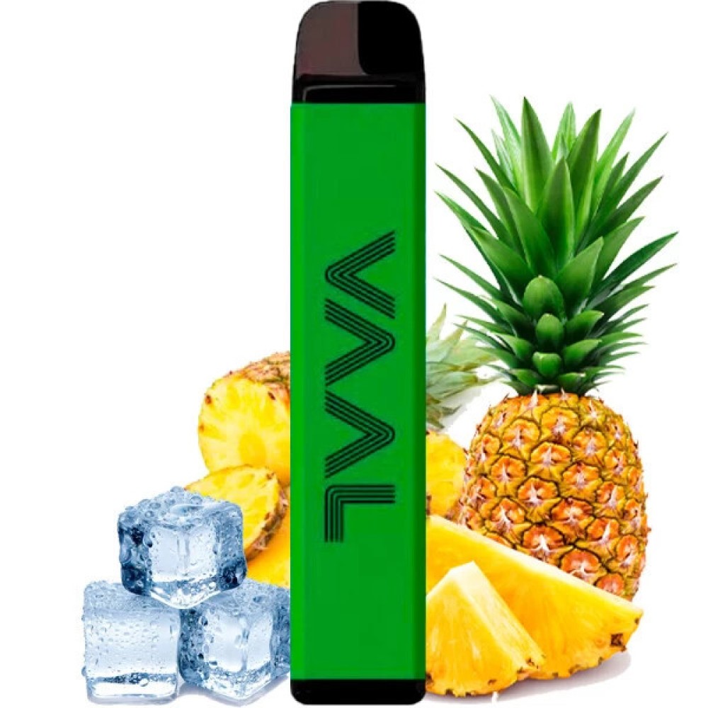 Jednorazowy papieros elektroniczny VAAL Pineapple Ice (4000M zaciągnięć)