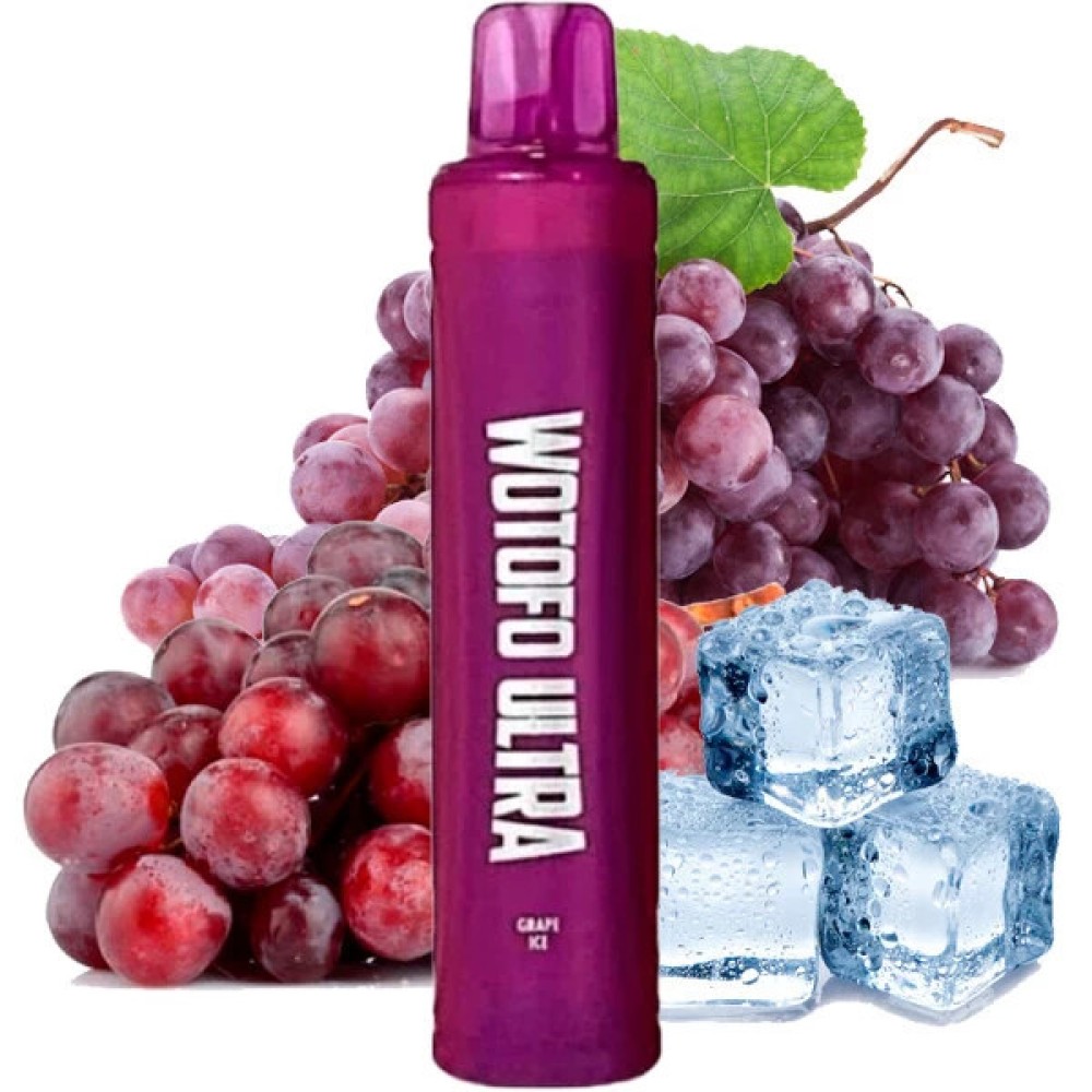 Jednorazowy papieros elektroniczny Wotofo Ultra Grape Ice (Grape Ice) (3000 zaciągnięć)
