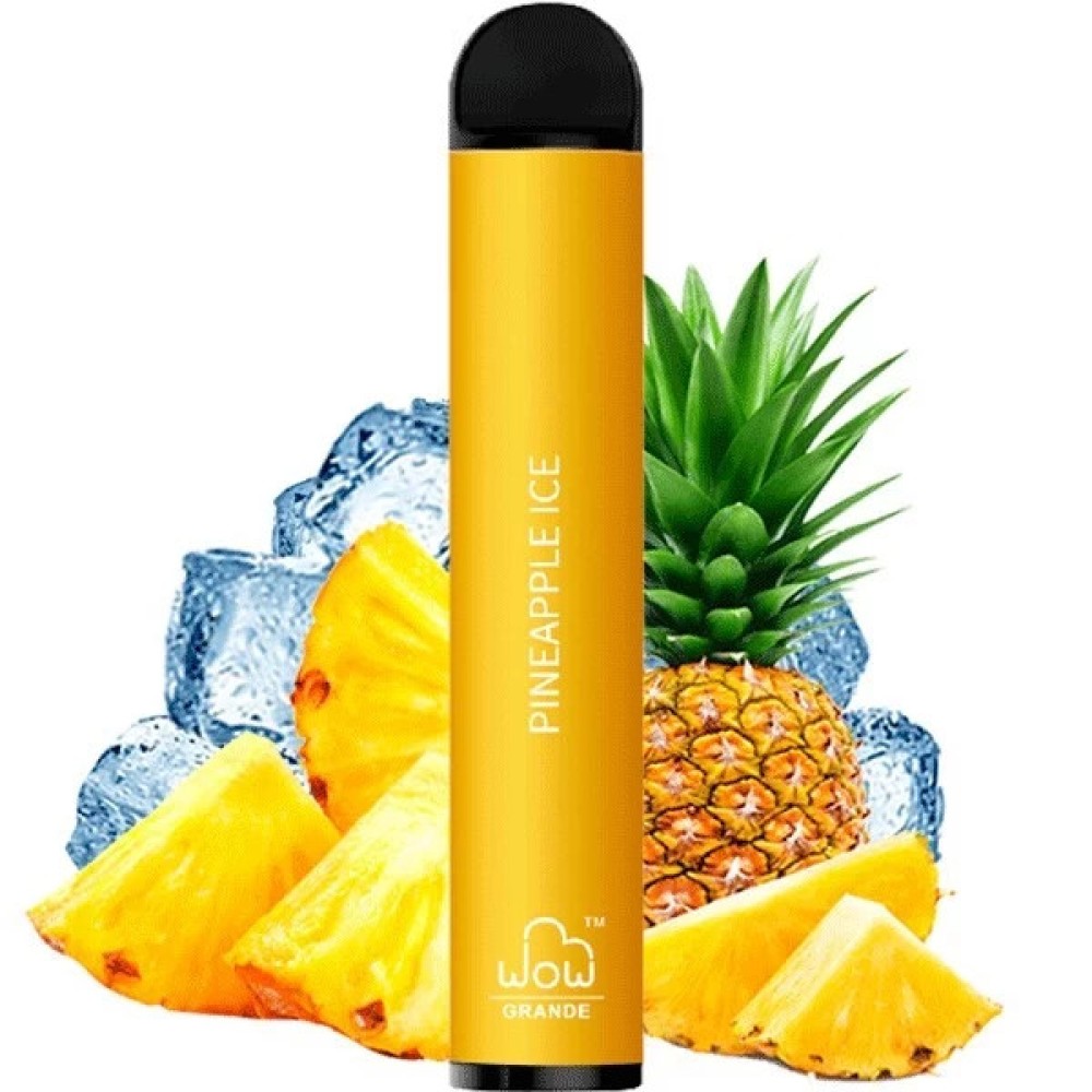 Jednorazowy papieros elektroniczny WOW Grande Pinaple Ice (Pineapple Ice) (2500 zaciągnięć)