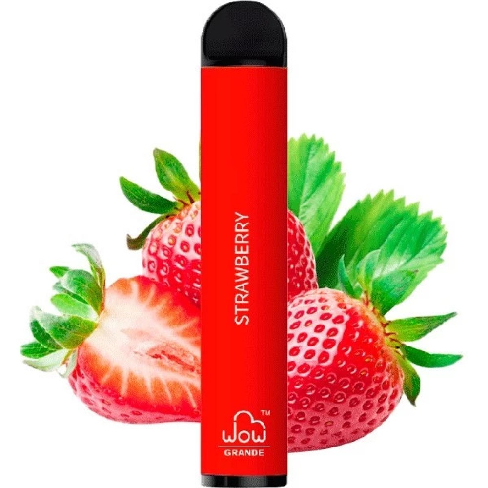 Jednorazowy papieros elektroniczny WOW Grande Strawberry (truskawka) (2500 zaciągnięć)