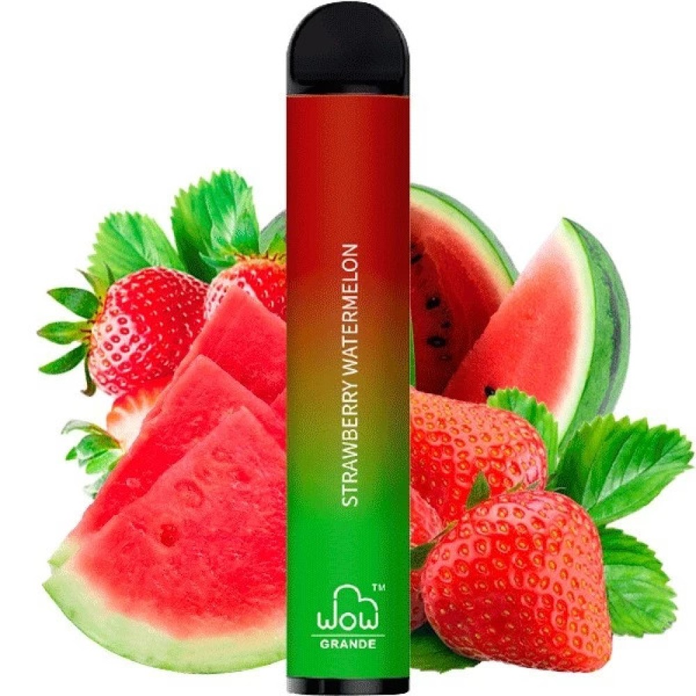 Jednorazowy papieros elektroniczny WOW Grande Strawberry Watermelon (Strawberry Watermelon) (2500 zaciągnięć)