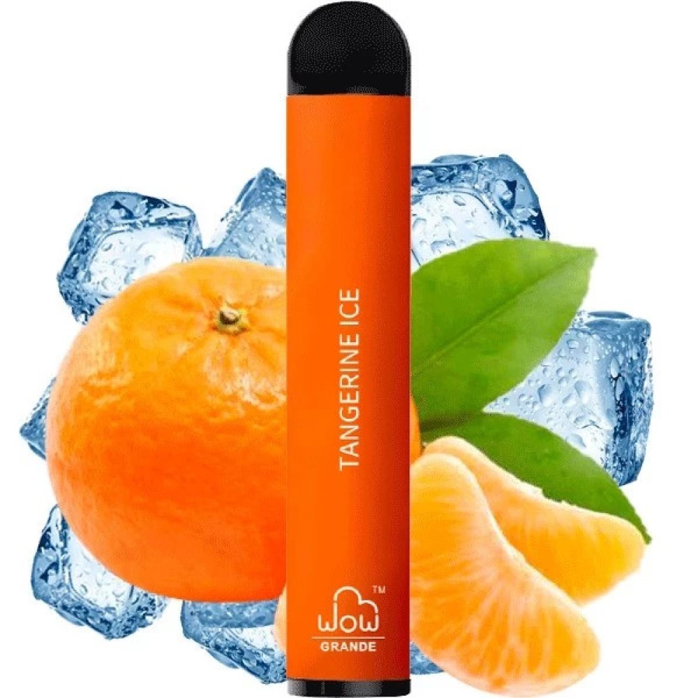 Jednorazowy papieros elektroniczny WOW Grande Tangerne ice (Ice Mandarin) (2500 zaciągnięć)